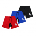 Vermelho, azul ou preto crossfit treinamento shorts