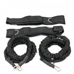 STRONG RESISTANCE BELTS WITH 2 ELASTIC ROPES - CROSSFIT