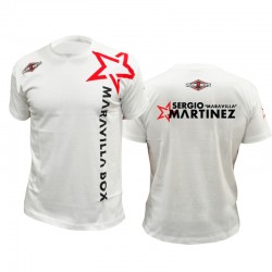 CAMISETA BOXEO SERGIO MARAVILLA MARTINEZ BLANCA