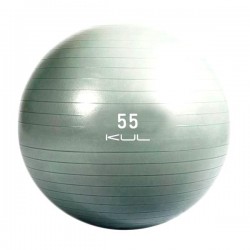 Gym ball gris exercice - 55 cm - 65 cm ou 75 cm