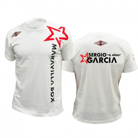 CAMISETA BOXEO RUDE BOY EL NIÑO BLANCA