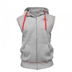 BOXING SWEATSHIRT WITH ZIPPER WITHOUT SLEEVES RB