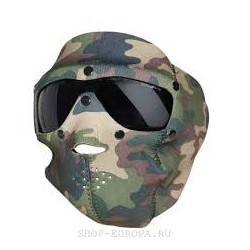 Protección de neopreo con gafas de camuflaje