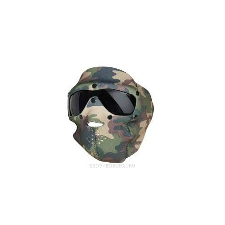 Protección de neopreo con gafas de camuflaje