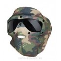 Proteção neopreo com óculos de camuflagem