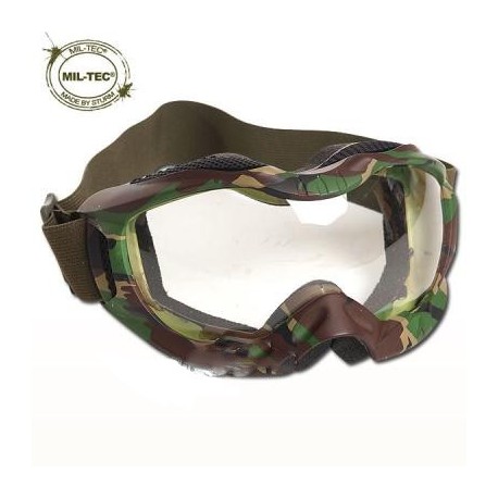 Gafas tácticas Mil-Tec Tactical Attack woodland