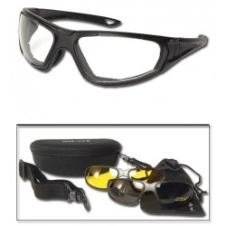 TAKTISCHER GOGGLE 3IN1 SCHWARZ