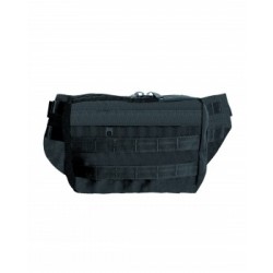 Black hip bag pistol