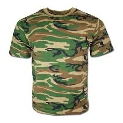 Camuflagem de t-shirt