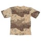 Camiseta camuflaje desierto