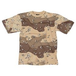 T-shirt camuflagem deserto