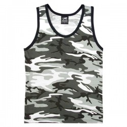 Chemise sans manches camouflage urbain