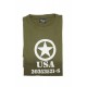 Camiseta ALLIED STAR verde oliva