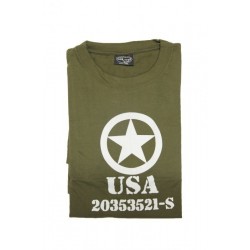 T-Shirt allied star olive
