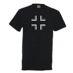 T-shirt nera balcanica