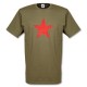 T-shirt net étoile olive