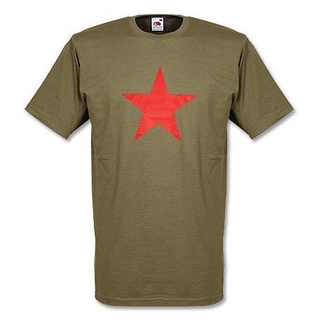 Camiseta RED STAR verde oliva