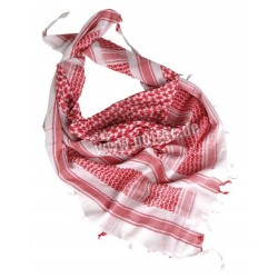 Shemag rosso-bianco sciarpa