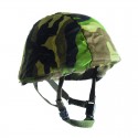 Casque de casque camouflage bois