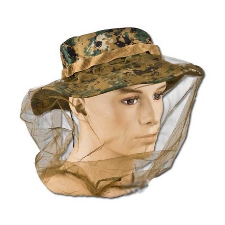 Mosquitera para sombrero anti mosquitos