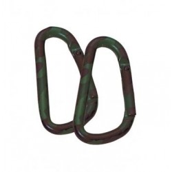 Screw carabiner in d camouflage 6 cm