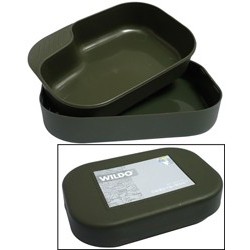 2-teilige Vanille Camp-A-Box olivgrün