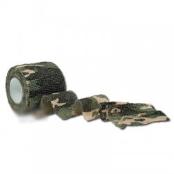 Tape adhesive camouflage woodland