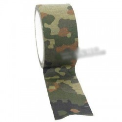 Fabric tape of camouflage flecktarn 10 m