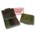 Camouflage makeup 3 colors with mirror