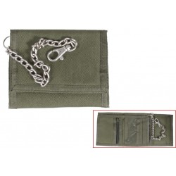 Wallet security plus green olive
