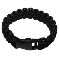 Black survival bracelet