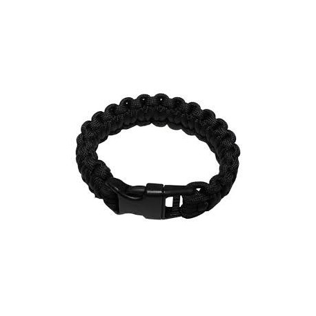 Pulsera supervivencia negro