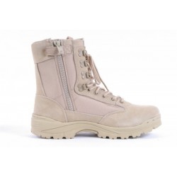 Ykkk tactical boots - zipper desert