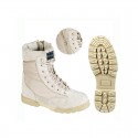 Tactical boot foraventure zipper