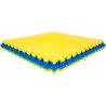 SOL TATAMI PUZZLE 2 CM - JAUNE ET BLEU