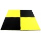 SUELO TATAMI PUZZLE 2 CM - AMARILLO Y NEGRO 