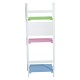 Folding shelf of foot type portable staircase and.