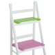 Folding shelf of foot type portable staircase and.