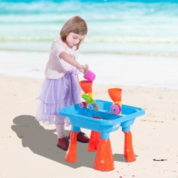 Caixa de brinquedo areia e água para o pátio da praia ...