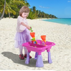 Toy type box sand and water with certification.
