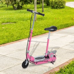 Scooter elettrico pieghevole con manubrio e...