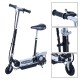 Electric scooter foldable with handlebar and ...