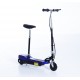 Folding electric skater with led light - azu color.