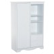 Storage cabinet with 3 shelves 1 door and 2 c.