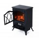Mobile electric fireplace type stove standing 900W/18...