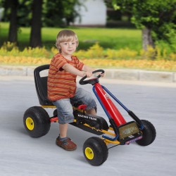 Ir kart carro para crianças 3-8 anos com assento ajot.
