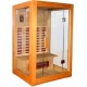 SAUNA DE MADERA CON CRISTAL - 2 PERSONAS Ref/[WSD]8002N