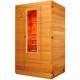 SAUNA DE MADERA - 2 PERSONAS ZHN T-90