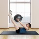 Crossfit Palla medicinale 8Kg con manici simili a pelliccia.