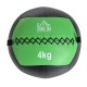 Medical Ball von Crossfit 4kg mit pelzartigen Griffen.